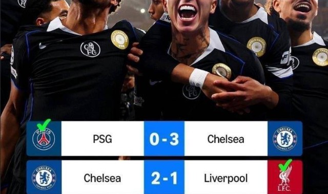 不服不行！一年之内先后击败四大联赛冠军，切尔西打的就是精锐