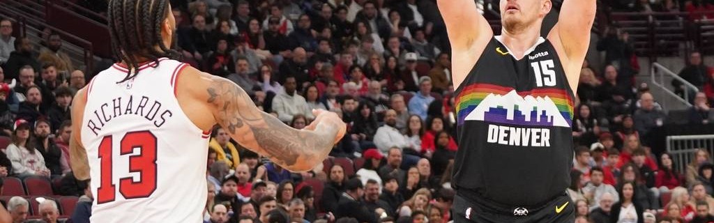 约基奇22+14+17穆雷28+11 掘金战胜公牛