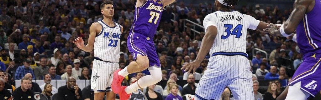 肯纳德三分绝杀 东契奇33+5+8詹姆斯12分湖人险胜魔术