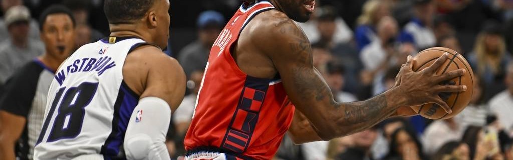 德罗赞27分威少三双 伦纳德空砍31分+伤退国王胜快船